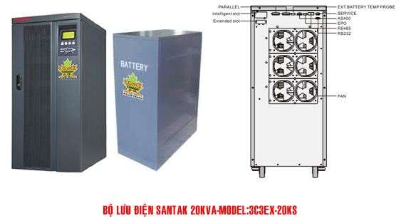 Bộ lưu điện UPS Santak 3C3-EX20KS.JPG - Dienmaytoanthang.com