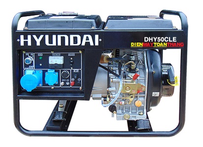Máy phát điện chạy dầu Hyundai DHY50CLE (4.2 - 4.6kw)